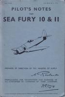 Pilot's Notes Sea Fury Mk X